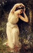 Charles-Amable Lenoir A Nymph In The Forest USA oil painting artist